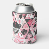 Rafraîchisseur Pour Canette Patchwork Tropical : Flamant rose Watermelon Seaml (Can Dos)