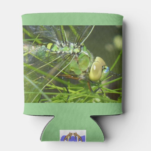 Rafraîchisseur Pour Canette Pâte de libellule verte (Dos)