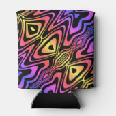 Rafraîchisseur Pour Canette Pâte psychédélique multicolore (Dos)