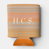 Rafraîchisseur Pour Canette Pâte rose orange avec Initiales HAMbyWG (Dos)