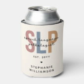 Rafraîchisseur Pour Canette Pathologiste du langage SLP personnalisé (Can devant)