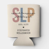 Rafraîchisseur Pour Canette Pathologiste orthophoniste sur mesure SLP (Dos)