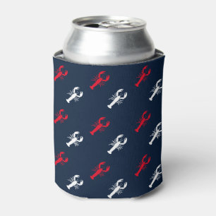 Rafraîchisseur Pour Canette Patriotique Rouge blanc marine bleu homard motif p