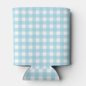 Rafraîchisseur Pour Canette Patters de Light Blue Gingham (Dos)