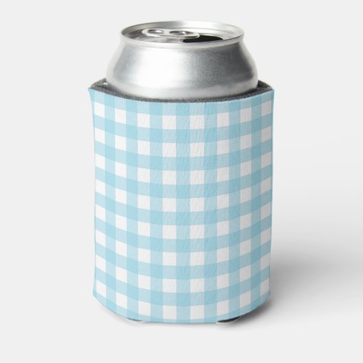 Rafraîchisseur Pour Canette Patters de Light Blue Gingham (Can Dos)