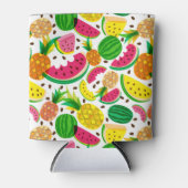 Rafraîchisseur Pour Canette Patters de Red & Yellow Tropical Fruit (Devant)