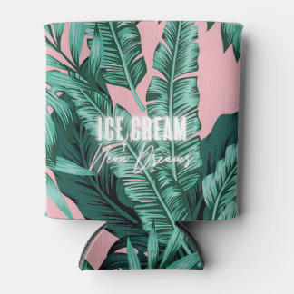 Rafraîchisseur Pour Canette Paume rose Pâte Tropicale Pâte Plus Froide