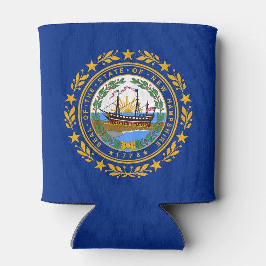Rafraîchisseur Pour Canette Pavillon d'État du New Hampshire (Dos)