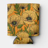 Rafraîchisseur Pour Canette Pavot jaune (Devant)