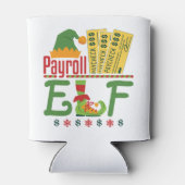 Rafraîchisseur Pour Canette Payroll Elf Noël commis de paye Gestionnaire (Dos)