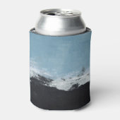 Rafraîchisseur Pour Canette Paysage Abstrait Et Créatif Peint À La Main. (Can devant)