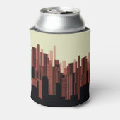 Rafraîchisseur Pour Canette Paysage urbain graphique, orange foncé (Can Dos)