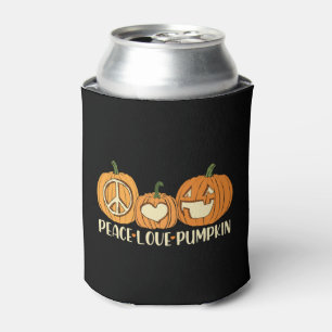 Rafraîchisseur Pour Canette Peace Love Citrouille Halloween