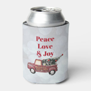 Rafraîchisseur Pour Canette Peace Love & Joy Toy Camion Joyeux Noël