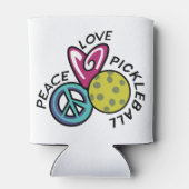 Rafraîchisseur Pour Canette Peace Love Pickleball (Dos)