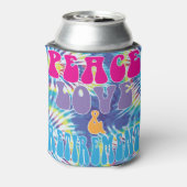 Rafraîchisseur Pour Canette Peace Love & Retirement with Tie Dye (Can Dos)