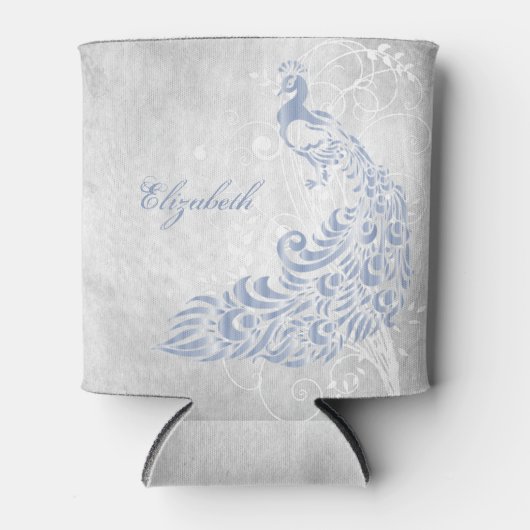 Rafraîchisseur Pour Canette Peacock Bleu clair Personnalisé Can Cooler (Devant)