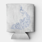 Rafraîchisseur Pour Canette Peacock Bleu clair Personnalisé Can Cooler (Dos)