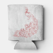 Rafraîchisseur Pour Canette Peacock rose Personnalisé Can Cooler (Dos)