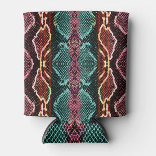 Rafraîchisseur Pour Canette Peau de serpent colorée, poster de animal.