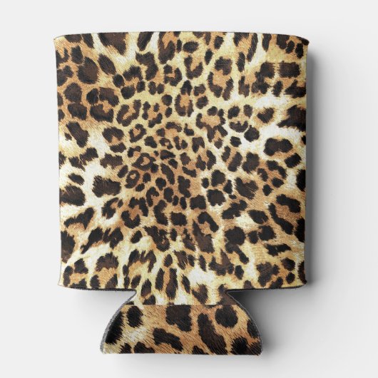 Rafraîchisseur Pour Canette Peaux de léopard, design motif sans soudure. (Dos)