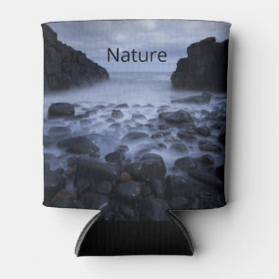 Rafraîchisseur Pour Canette Pebbles and Rocks along the Ocean Shoreline