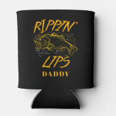 Rafraîchisseur Pour Canette Pêche à la capture et à la libération des lèvres (Dos)