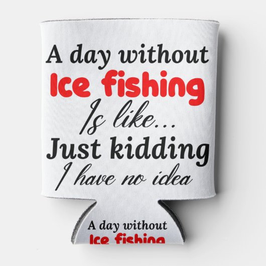 Rafraîchisseur Pour Canette pêche à la glace (Devant)
