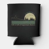 Rafraîchisseur Pour Canette Pêche amusante disant (Devant)