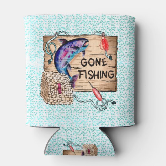 Rafraîchisseur Pour Canette Pêche libre (Dos)