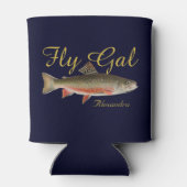 Rafraîchisseur Pour Canette Pêcheurs à la mouche Pêche à la mouche Mouches de  (Dos)