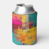 Rafraîchisseur Pour Canette Peinture à l'huile Abstraite, arrière - plan expre (Can devant)