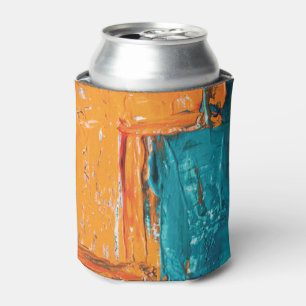 Rafraîchisseur Pour Canette Peinture à l'huile Abstraite Design artistique