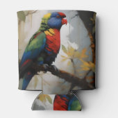 Rafraîchisseur Pour Canette Peinture à l'huile Aussie Rainbow Lorikeet, (Dos)