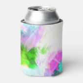 Rafraîchisseur Pour Canette peinture Abstraite à l'aquarelle (Can devant)