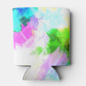 Rafraîchisseur Pour Canette peinture Abstraite à l'aquarelle (Dos)