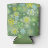 Rafraîchisseur Pour Canette Peinture Abstraite d'aquarelle salée florale (Devant)