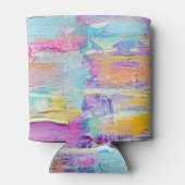 Rafraîchisseur Pour Canette Peinture acrylique Art Arrière - plan Texture (Dos)