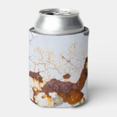 Rafraîchisseur Pour Canette Peinture blanche fêlée, voiture rouillée. (Can devant)