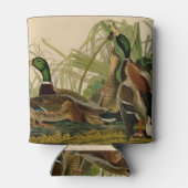 Rafraîchisseur Pour Canette Peinture d'oiseaux de Mallard Duck Audubon (Dos)