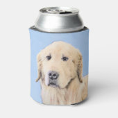 Rafraîchisseur Pour Canette Peinture Golden Retriever - Joli art original chie (Can Dos)