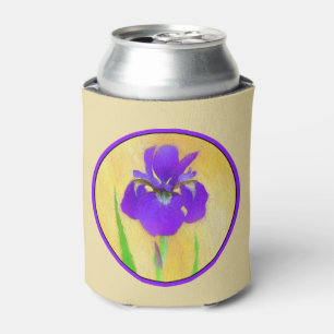 Rafraîchisseur Pour Canette Peinture Iris à pois pourpre - Chien original mign