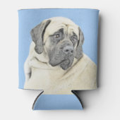 Rafraîchisseur Pour Canette Peinture Mastiff (Fawn) anglaise - Art Chien origi (Devant)