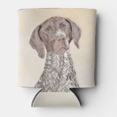 Rafraîchisseur Pour Canette Peinture pointeur germanique - Art original (Devant)