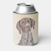 Rafraîchisseur Pour Canette Peinture pointeur germanique - Art original (Can Dos)