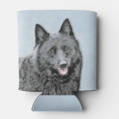 Rafraîchisseur Pour Canette Peinture Schipperke - Cute Original Chien Art (Dos)