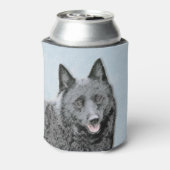 Rafraîchisseur Pour Canette Peinture Schipperke - Cute Original Chien Art (Can Dos)