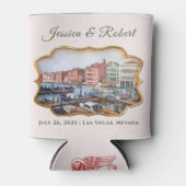 Rafraîchisseur Pour Canette Peintures du Grand Canal, Venise, Italie Mariage (Devant)