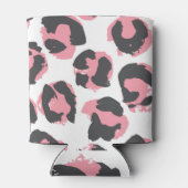 Rafraîchisseur Pour Canette Pelure de léopard : Texture rose noire (Dos)