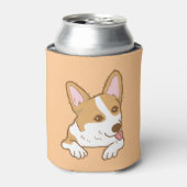 Rafraîchisseur Pour Canette Pembroke Welsh Corgi mignon et souriant (Can devant)